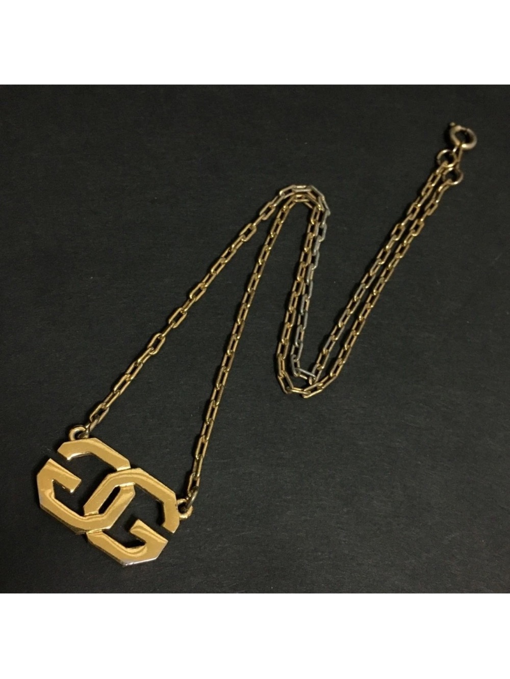 Givenchy Gold Interlocking Link Necklace - Women Jewelry👝